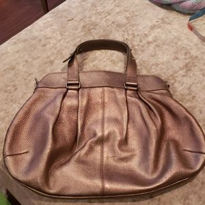 Marni silver/bronze handle bag